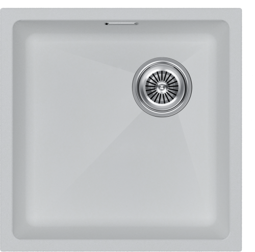 Кухонная мойка Paulmark LUMI 45UNI-SKEW LU45SK-WH 45х45 цвет белый